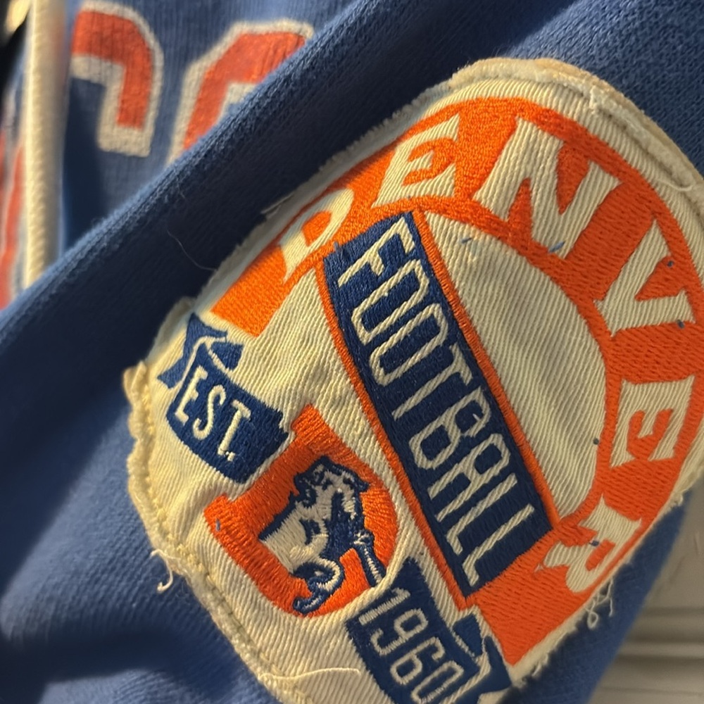 Blue Broncos Hoodie by Junk Food - Picture 3 of 4
